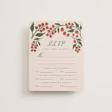 "Cherry Tomatoes" - Multi-Event RSVP Cards in Tomato by Katharine Watson - Front
