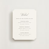 "From This Moment On" - Multi-Event RSVP Cards in Classique by Design Lotus - Front