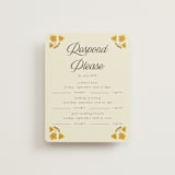 "Vintage Wildflowers" - Multi-Event RSVP Cards in Yolk by Morgan Kendall - Front