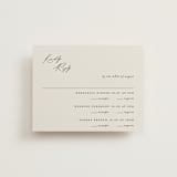 "kinkaid" - Multi-Event RSVP Cards in Ivory by Carolyn Nicks - Front