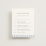 "melihrolo" - Multi-Event RSVP Cards in Powder Blue by chocomocacino - Front