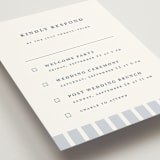"melihrolo" - Multi-Event RSVP Cards in Powder Blue by chocomocacino - Detail