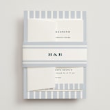 "melihrolo" - Multi-Event RSVP Cards in Powder Blue by chocomocacino - Assembled with Belly Band