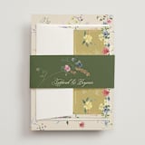 "whimsey floral" - Multi-Event RSVP Cards in English Garden by Phrosné Barwood - Assembled with Belly Band