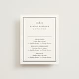 "Timeless Together" - Multi-Event RSVP Cards in Tuxedo by Carolyn MacLaren - Front