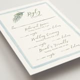"Alento" - Multi-Event RSVP Cards in Celeste by Pati Cascino - Detail
