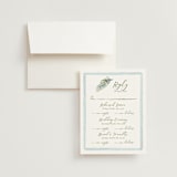 "Alento" - Multi-Event RSVP Cards in Celeste by Pati Cascino - RSVP with Envelope