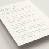 "Leighton" - Multi-Event RSVP Cards in Lakeshore Blue by Jennifer Postorino - Detail