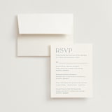 "Leighton" - Multi-Event RSVP Cards in Lakeshore Blue by Jennifer Postorino - RSVP with Envelope