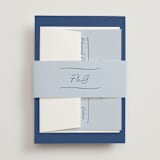 "strazzate" - Multi-Event RSVP Cards in Santorini by chocomocacino - Assembled with Belly Band