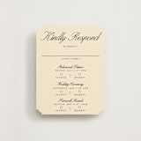 "Elegant and Formal" - Multi-Event RSVP Cards in Sunshine by Jen Ramsey - Front