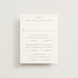 "Perriand" - Multi-Event RSVP Cards in Moss by Megan Davis - Front
