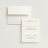 "Perriand" - Multi-Event RSVP Cards in Moss by Megan Davis - RSVP with Envelope