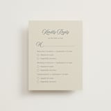 "Ritzy" - Multi-Event RSVP Cards in French Blue by Nicoletta Savod - Front