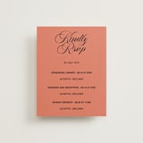 "Bold and Demure" - Multi-Event RSVP Cards in Amaro by Claire - Front
