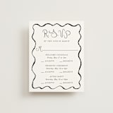 "quirky fun" - Multi-Event RSVP Cards in Tuxedo by Cass Loh - Front