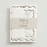 "quirky fun" - Multi-Event RSVP Cards in Tuxedo by Cass Loh - Assembled with Belly Band