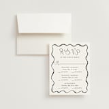 "quirky fun" - Multi-Event RSVP Cards in Tuxedo by Cass Loh - RSVP with Envelope