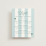 "Island Palm" - Multi-Event RSVP Cards in Low Tide by Susan Zinader - Front