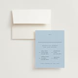 "Tarte Tatin" - Multi-Event RSVP Cards in Sky by Blustery August - RSVP with Envelope