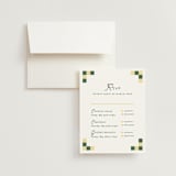 "grid" - Multi-Event RSVP Cards in Citrus by Angela Quan - RSVP with Envelope