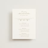 "Extravagant" - Multi-Event RSVP Cards in Natural by Jessie Steury - Front