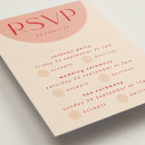 "Unity" - Multi-Event RSVP Cards in Blossom by Hudson meet Rose - Detail