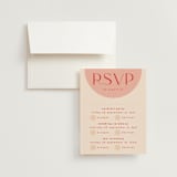 "Unity" - Multi-Event RSVP Cards in Blossom by Hudson meet Rose - RSVP with Envelope