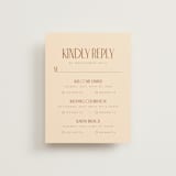 "Classic Touch" - Multi-Event RSVP Cards in Rust by April Astudillo - Front