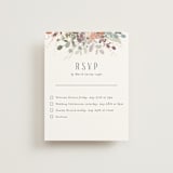 "Golden Hour" - Multi-Event RSVP Cards in Water Lily by Jennifer Wick - Front