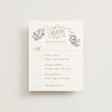 "Forget Me Nots" - Multi-Event RSVP Cards in Violet by Jenna Holcomb - Front