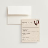 "Romantics" - Multi-Event RSVP Cards in Merlota by Susan Moyal - RSVP with Envelope