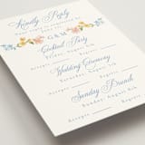 "Everlasting Romance" - Multi-Event RSVP Cards in Meadow by Petra Kern - Detail