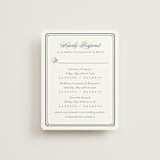 "Ariah" - Multi-Event RSVP Cards in French Blue by Jennifer Postorino - Front