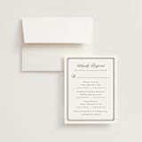 "Ariah" - Multi-Event RSVP Cards in French Blue by Jennifer Postorino - RSVP with Envelope