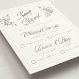 "Vintage Garden" - Multi-Event RSVP Cards in Forest by Sherley Ferreira - Detail