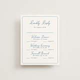 "Positano" - Multi-Event RSVP Cards in Cerulean by Tamara Hilje - Front
