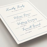 "Positano" - Multi-Event RSVP Cards in Cerulean by Tamara Hilje - Detail