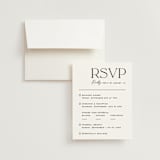 "Casual" - Multi-Event RSVP Cards in Pearl by Owl and Toad - RSVP with Envelope