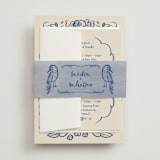 "Santa Catalina" - Multi-Event RSVP Cards in Marseille Bleu by Ani Somi - Assembled with Belly Band