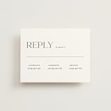 "tomorrows" - Multi-Event RSVP Cards in Ink by Lori Wemple - Front