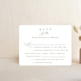 "Overlapping" - Multi-Event RSVP Cards in Cotton by Amy Kross - Front