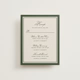 "Emerson" - Multi-Event RSVP Cards in Evergreen by Kelly Watkins - Front