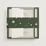 "Emerson" - Multi-Event RSVP Cards in Evergreen by Kelly Watkins - Assembled with Belly Band