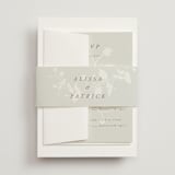 "Autumnal" - Multi-Event RSVP Cards in Fawn by AK Graphics - Assembled with Belly Band