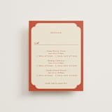 "Borders" - Multi-Event RSVP Cards in Cherry by Ani Somi - Front