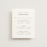 "Aspen Knoll" - Multi-Event RSVP Cards in Cotton by Amy Kross - Front