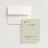 "Scripted Initials" - Multi-Event RSVP Cards in Spring by Kelly Schmidt - RSVP with Envelope