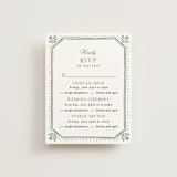 "Sweet Vintage" - Multi-Event RSVP Cards in Periwinkle by Alethea and Ruth - Front