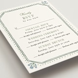 "Sweet Vintage" - Multi-Event RSVP Cards in Periwinkle by Alethea and Ruth - Detail